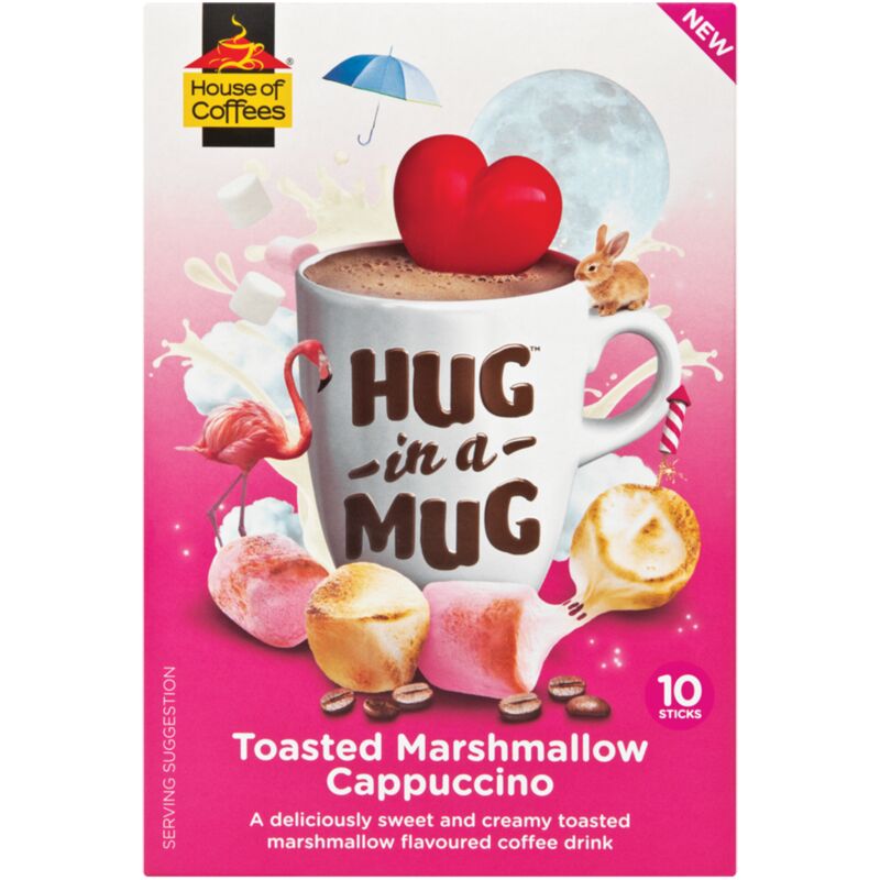 HOUSE OF COFFEES HUG IN A MUG TOAST MASHMALLOW CAPPUCCINO – 10S