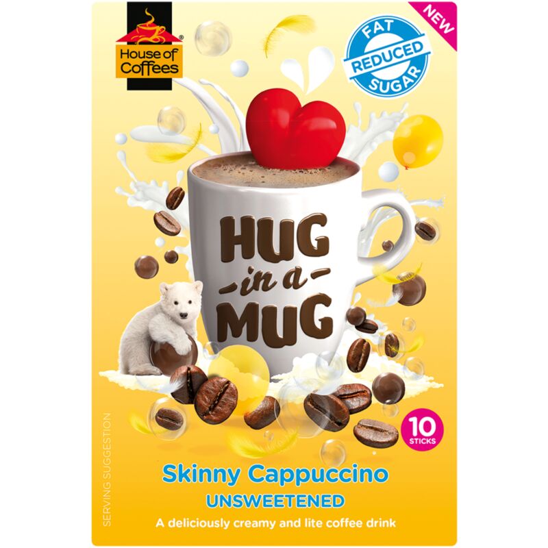 HOUSE OF COFFEES HUG IN A MUG SKINNY CAPPUCCINO – 10S