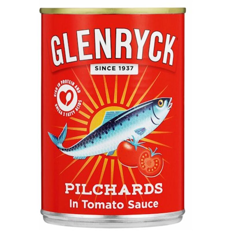 GLENRYCK PILCHARDS TOMATO SAUCE – 360G