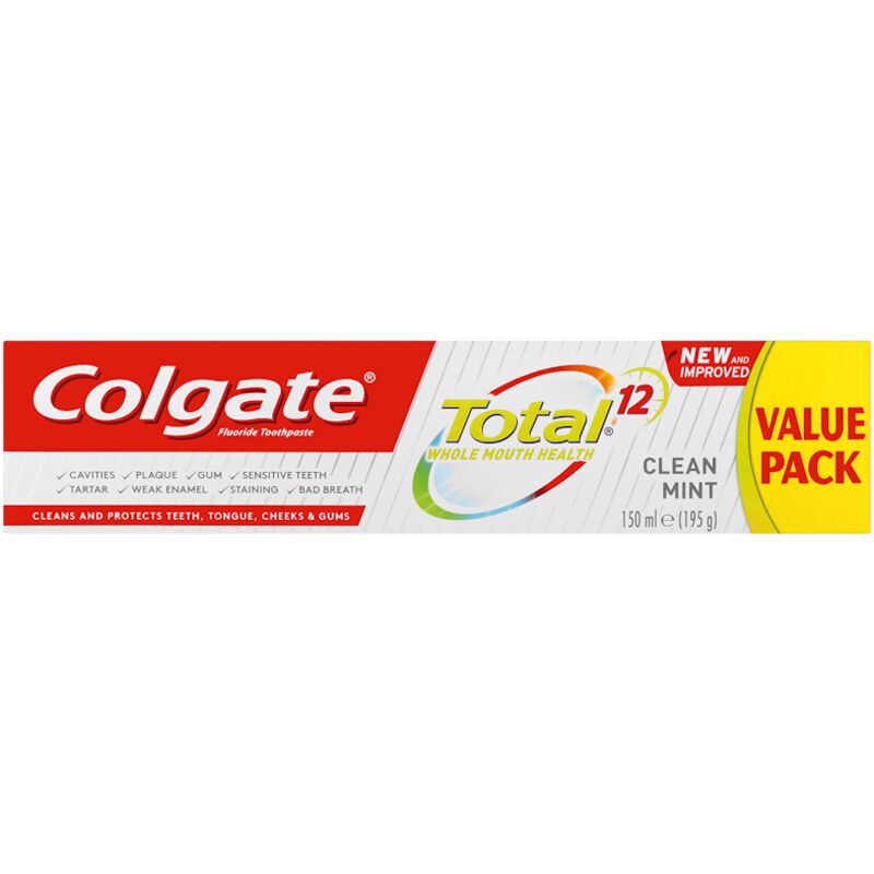 COLGATE TOOTHPASTE TOTAL CLEAN MINT – 150ML