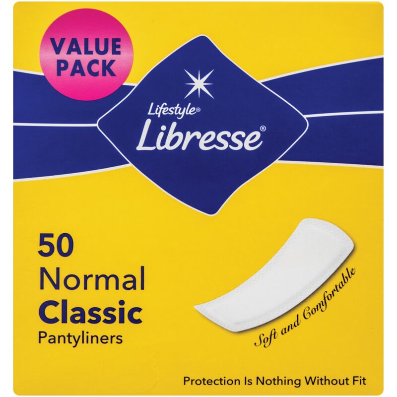 LIBRESSE CLASSIC PANTY LINERS – 50S