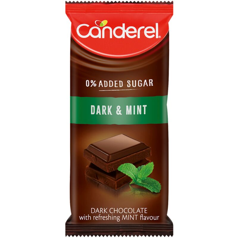 CANDEREL CHOCOLATE SLAB DARK MINT – 100G