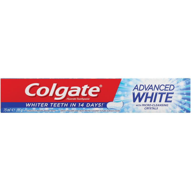 COLGATE TOOTHPASTE ADVANCE WHITENING – 75ML