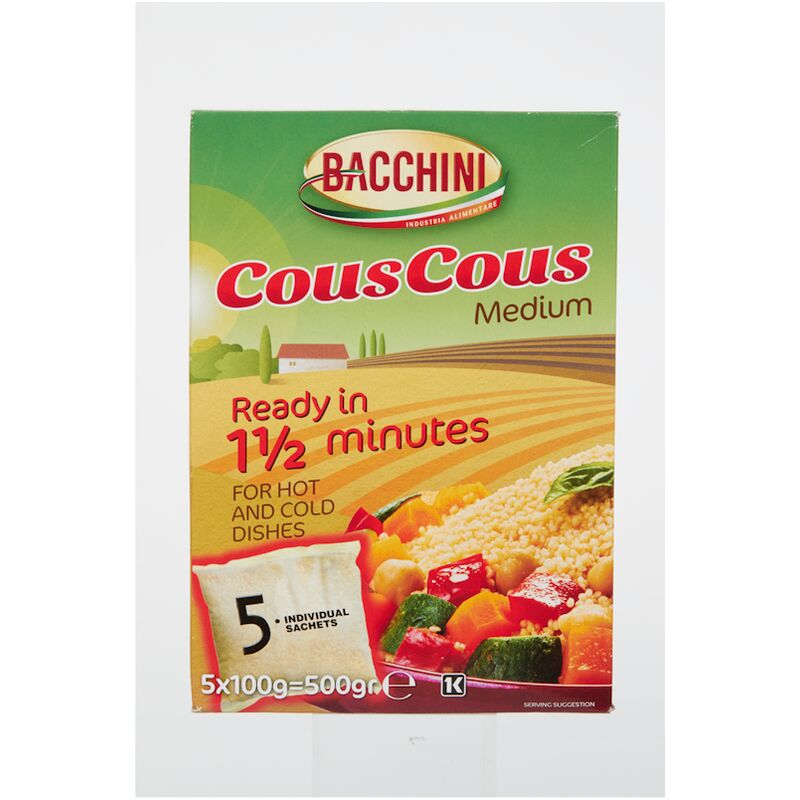 BACCHINI COUSCOUS IN BAG – 100G