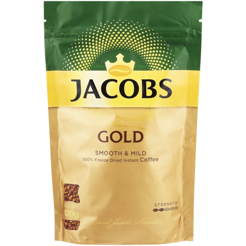 JACOBS KRONUNG GOLD INSTANT COFFEE – 100G