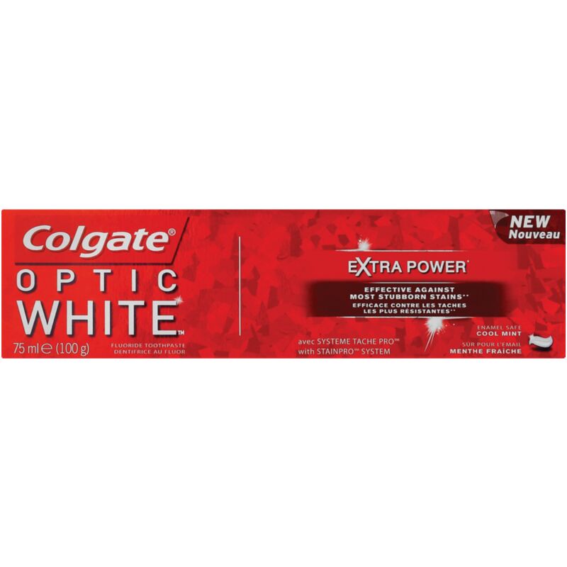 COLGATE TOOTHPASTE OPTIC WHITE EXTRA POWER – 75ML