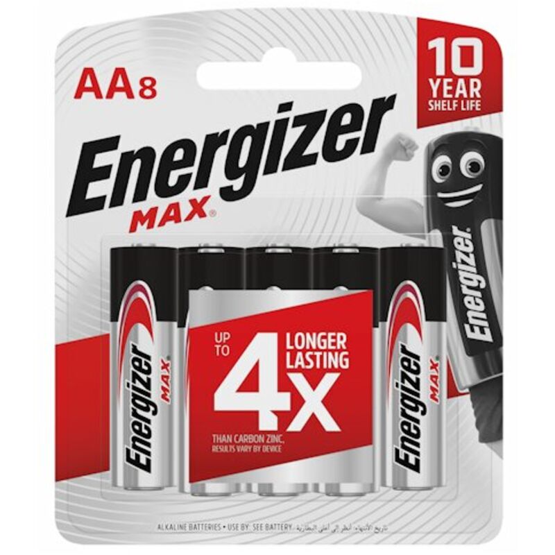 ENERGIZER MAX AA – 8S