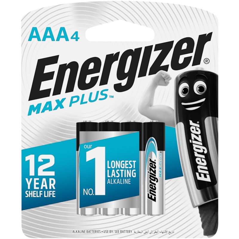 ENERGIZER MAXPLUS AAA 4 PACK – 4S