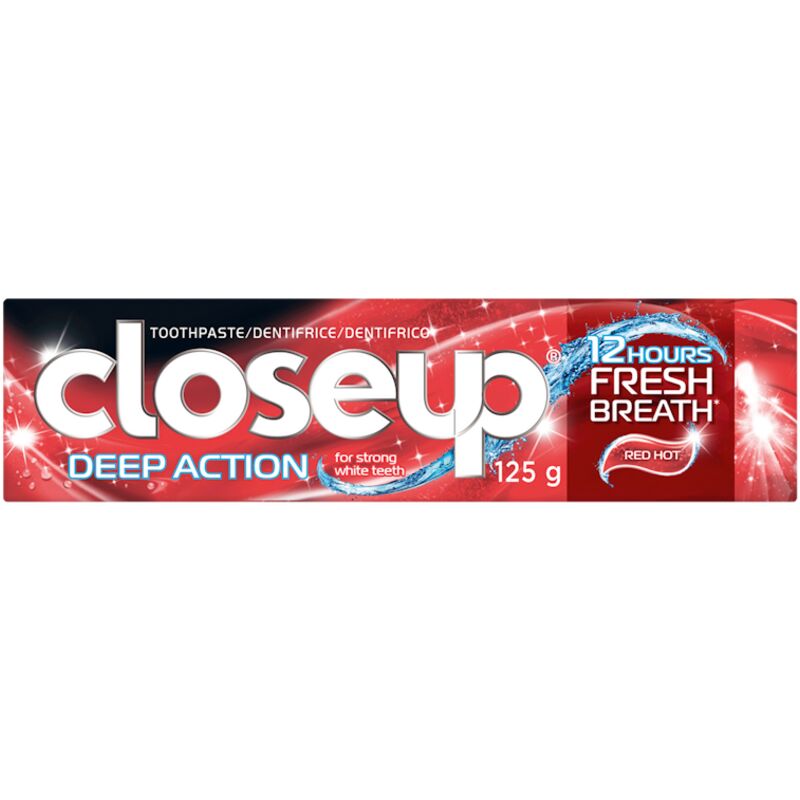 CLOSE UP TOOTHPASTE DEEP ACTION RED HOT – 125G